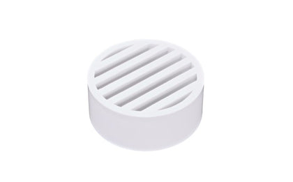 NDS 4" White PVC Round Grate