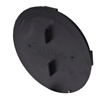 NDS 6" Black Outlet Plug for Catch Basin Drain (plug only)