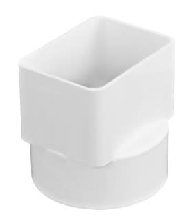 NDS 9P07, 2" x 3" x 3" Downspout Adapter Offset