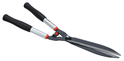Bahco 22.5 inch Heavy Duty Lightweight Hedge Shears, Partially Serrated Aluminum Blades