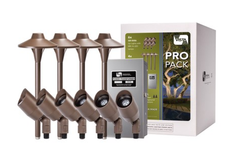 VistaPro Dark Bronze 5006/6507 Pro Pack Outdoor Lighting with Transformer