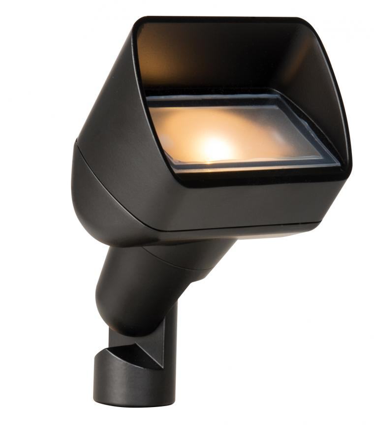 FX Luminaire PB LED Wall Wash Luxor ZD, Flat Black Aluminum Housing 4.2W 2700K 93 Degree