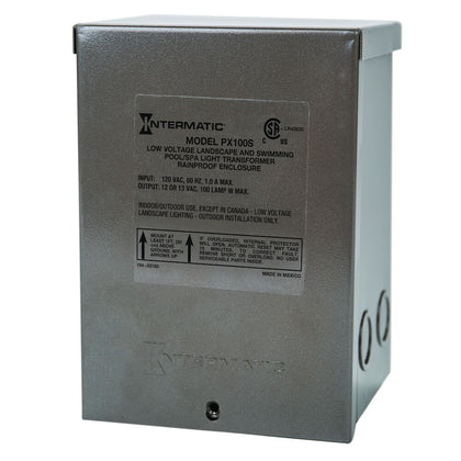 Intermatic 100W 120V to 12V Transformer Stainless Housing | PX100S