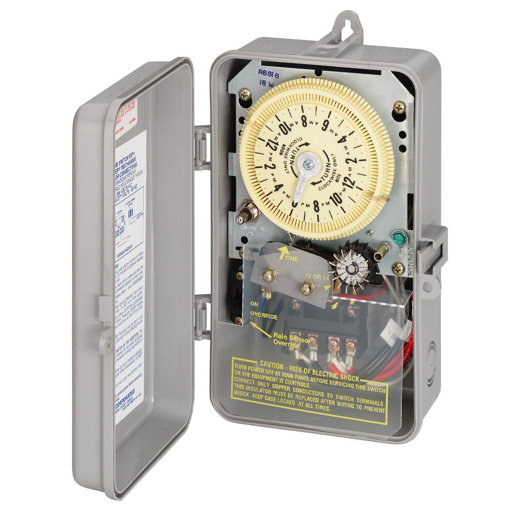 Intermatic R8816P101C Sprinkler/Irrigation Time Switch with 14-Day Skipper
