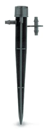 Rain Bird SXB360SPYK, Black 360° Xeri-Bubbler 5" Spike with Barb and Coupler 8 Stream
