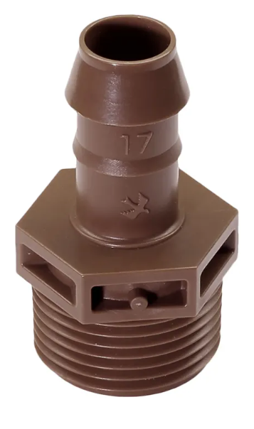 Rain Bird Barb Male Adapter - 17mm x 3/4 in. MPT
