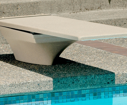 S.R. Smith Flyte Deck Dive Stand with Fibre-Dive Board | 8ft Sandstone | 68-210-73823