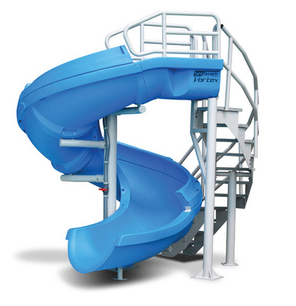 S.R. Smith Vortex Slide with Ladder & Half Flume Blue | 695-209-13