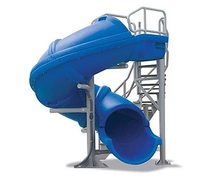 S.R. Smith Vortex Slide Half Closed Flume Blue | 695-209-43