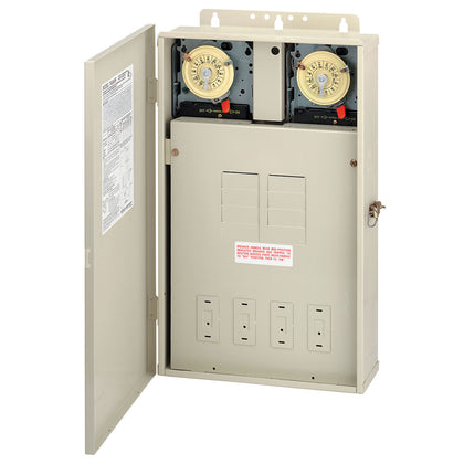 Intermatic 125 AMP PANEL W/2 T104M 208-277V CLOCKS | T40404R