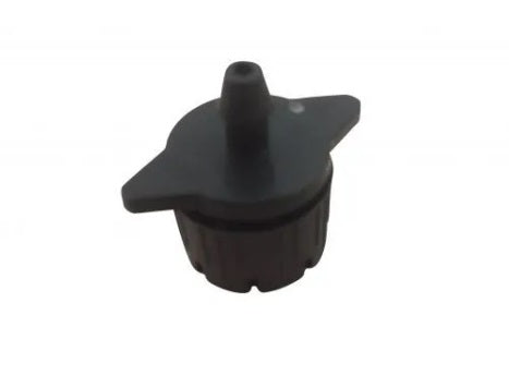 NDS Black Dial-A-Flo™ 180° Adjustable Emitter With 1/4" Barb 0-10 Gph