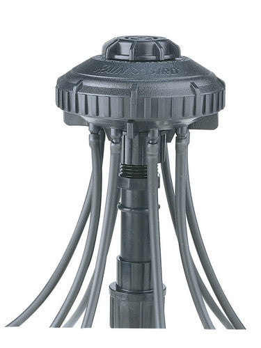 Rain Bird XBD81 - Black Xeri-Bird 8 Outlet Emission Device With Emitters 1.0 Gph And Filter