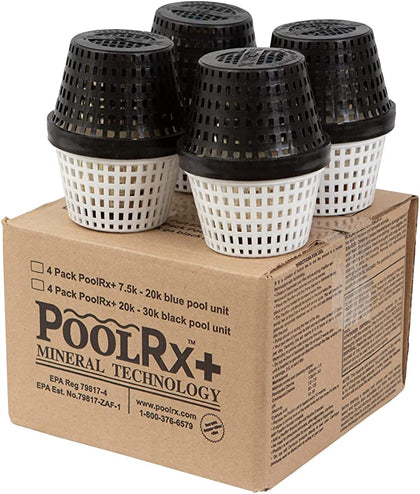PoolRx 331067 black pool unit 4-pack for 20K to 30K gallon pools