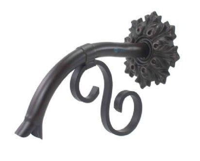 Black Oak Foundry S421-ORB small droop spout with Bordeaux backplate, oil rubbed bronze finish