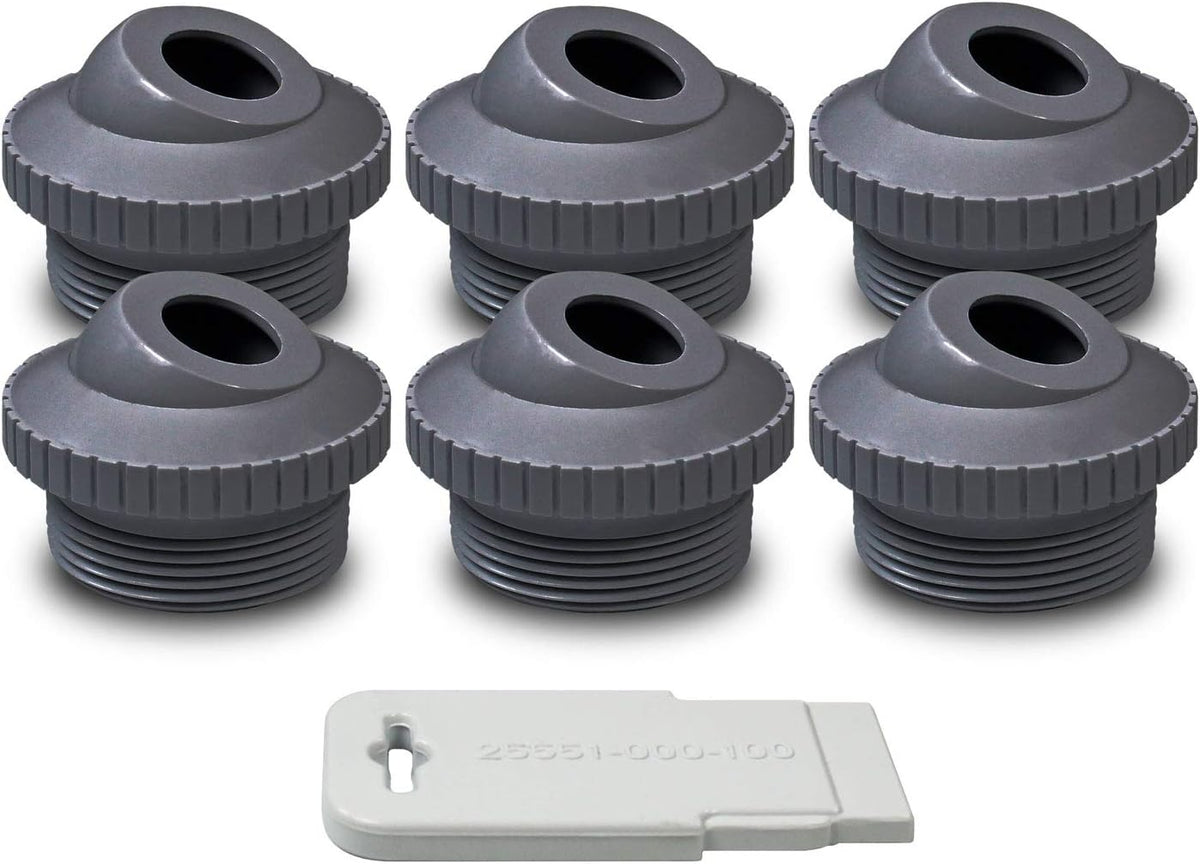 Aquamoto 25552-307-000 grey 3/4 inch eyeball return fitting