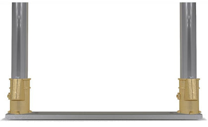 Perma-Cast PC-4020-BC bronze deck anchor channel with Hanover socket