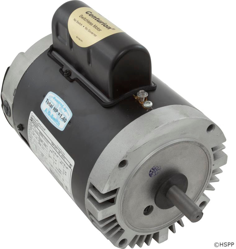Century B122 1 HP keyed full rated pool and spa pump motor, 115/230V