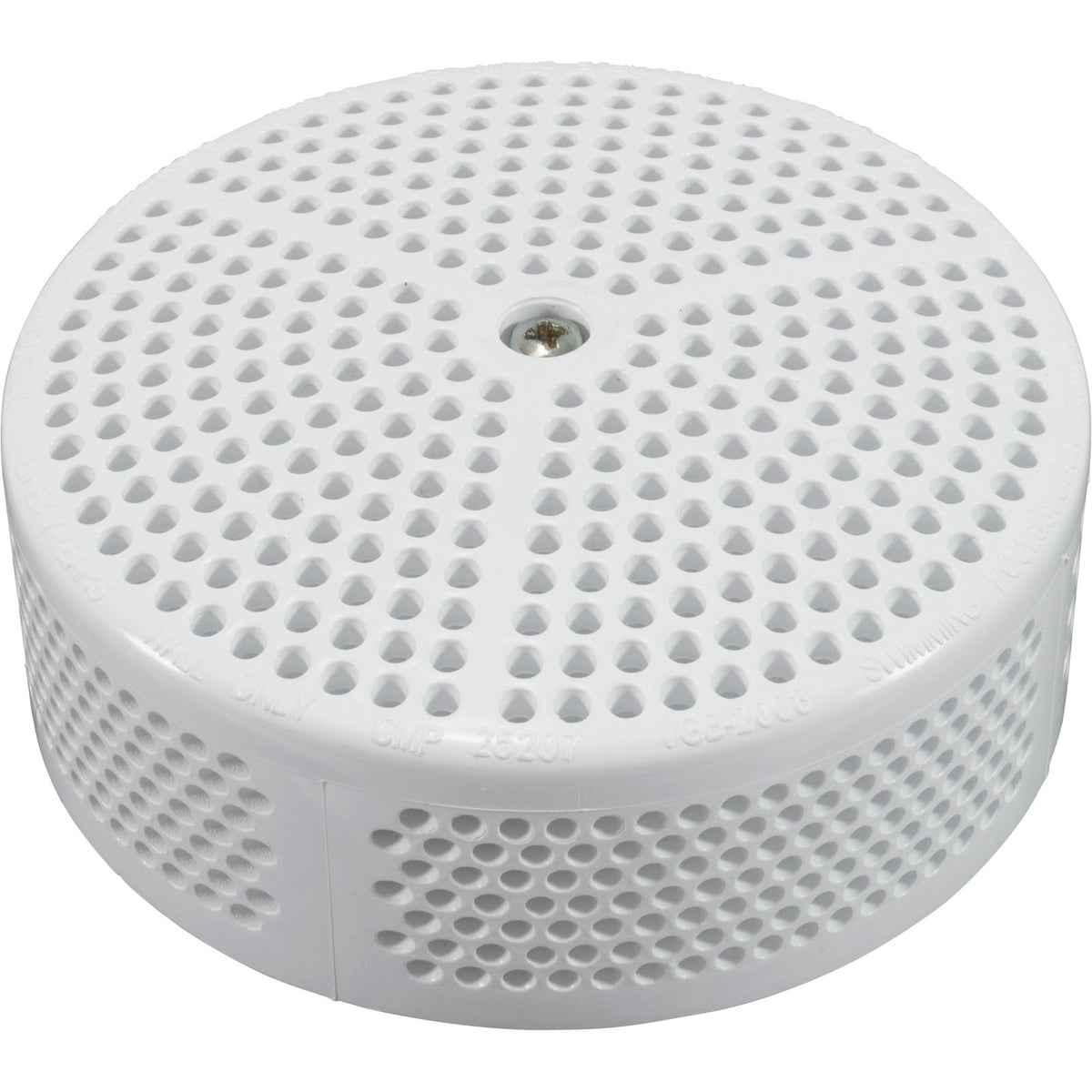 CMP 25207-800-000 VGB equalizer suction fitting, 1-1/2 inch MIP, white