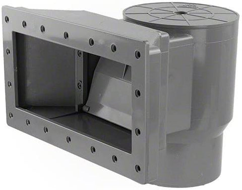 Waterway 560-C3C67L Flo-Pro II wide mouth above ground pool skimmer in gray