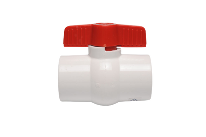 Dura Plastics S1-005W 1/2 inch white PVC compression ball valve