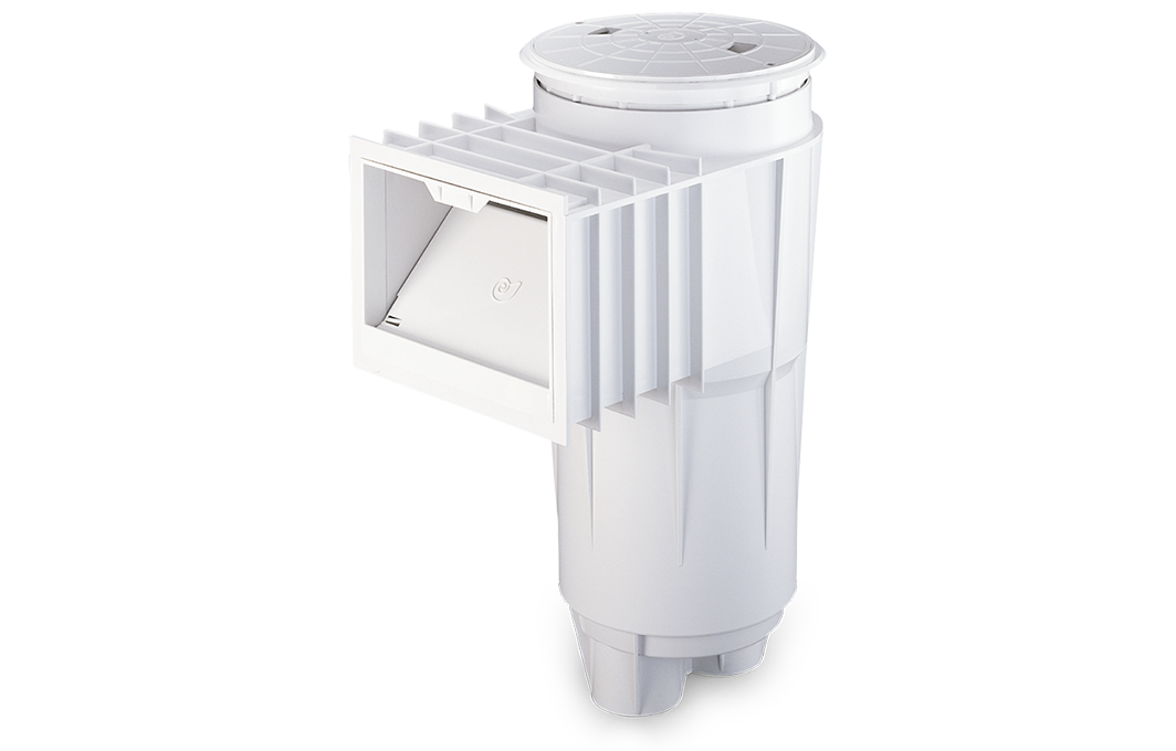 Pentair Bermuda 506300 white PVC gunite pool skimmer with 2 in. slip port