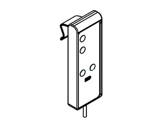 Global Pool Products R-Series TiMotion 2-Button Pool Lift Handset, T5068-4