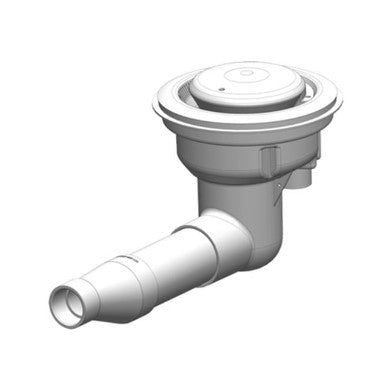 Paramount MDX-R3 white adjustable safety debris drain without sump for concrete pools