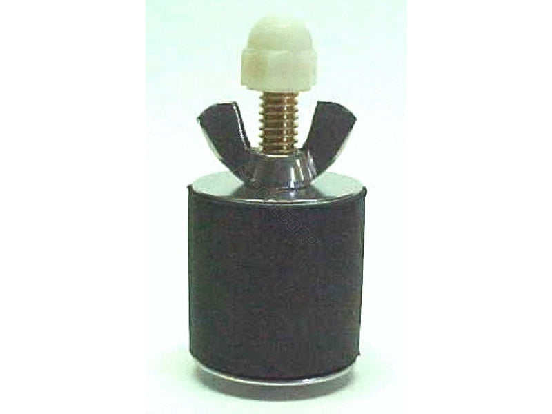 Technical Products 1-1/2 inch black nylon winter plug with blow through valve