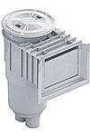 AquaStar SKR101 Flow Star standard skimmer in white with water stop face