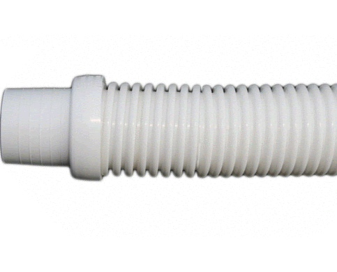 Poolstyle 4 foot universal white pool cleaner vac hose section
