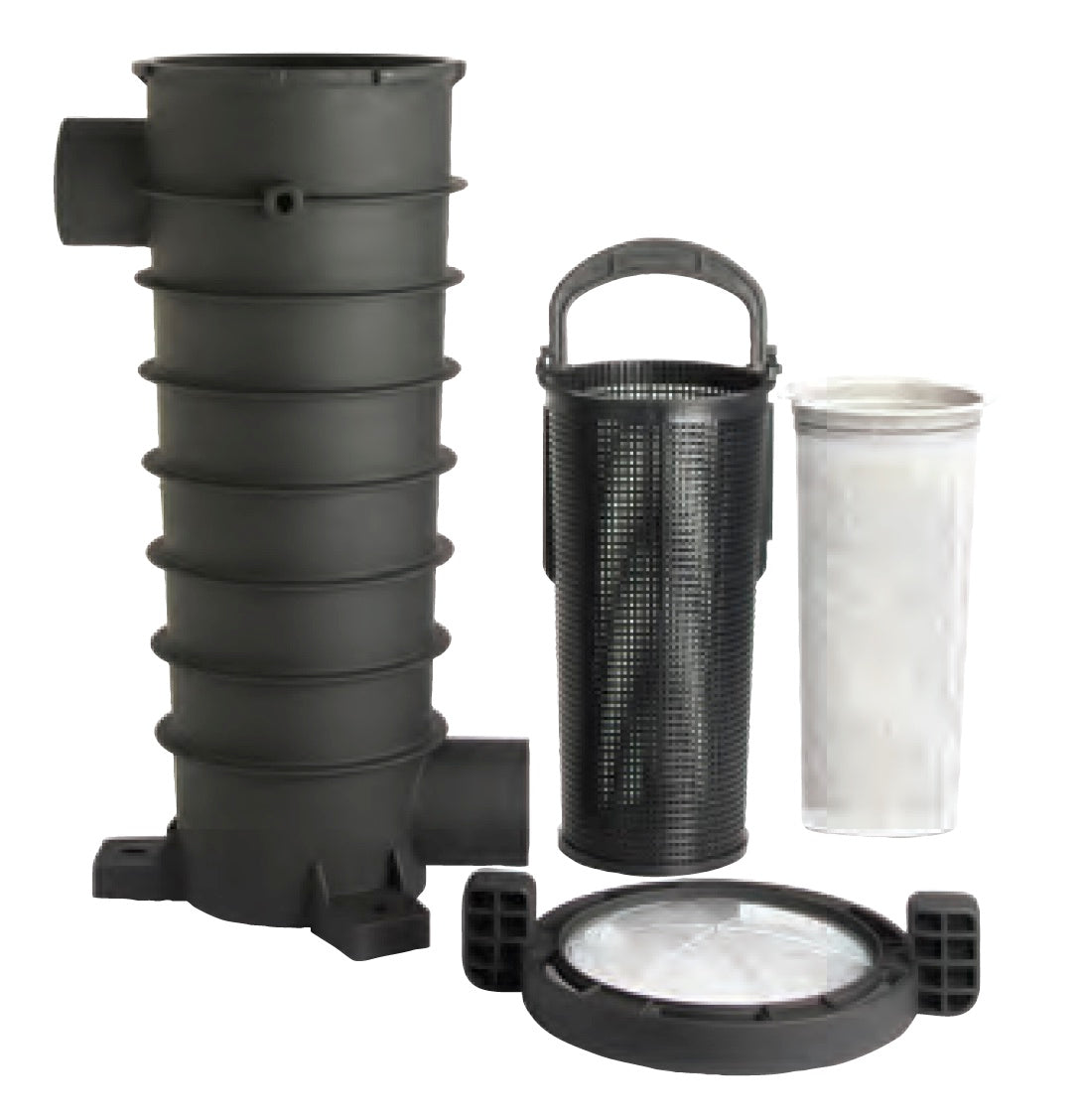 Paramount EDC equipment debris canister, complete with lid and basket