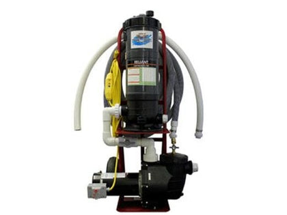 Tomcat Top Gun Maverick portable pool vacuum cleaner with 1.5 HP Reliant pump