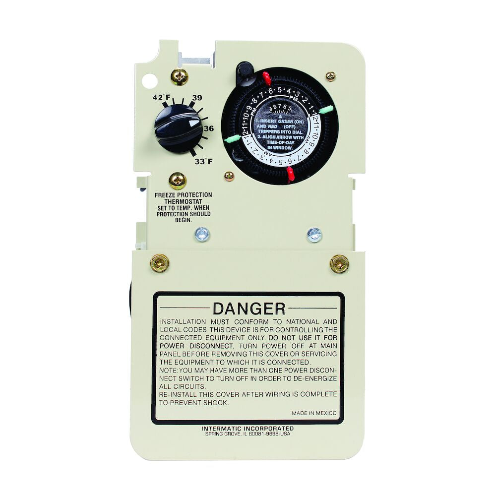 Intermatic PF1103MT freeze protection timer with thermostat, 120/240V mechanism