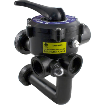 Praher SM1-HP2 ABS pre-plumbed side mount multiport valve for DE filters