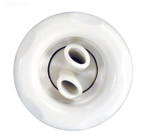 Waterway 229-8120 5-scallop twin roto thread in Poly Storm gunite jet internals in white