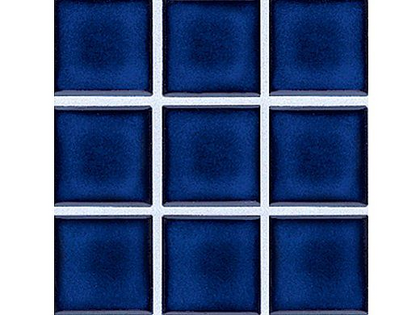 NPT HM-206 2x2 Glazed Series porcelain pool tile, royal blue