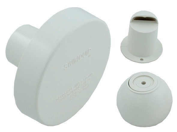 Sta-Rite 08428-0000 white 1-1/4 inch eyeball fitting for gunite pool returns