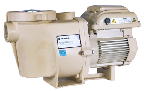 Pentair WhisperFlo VS EC-011533 2.6 THP variable speed pool pump, top view