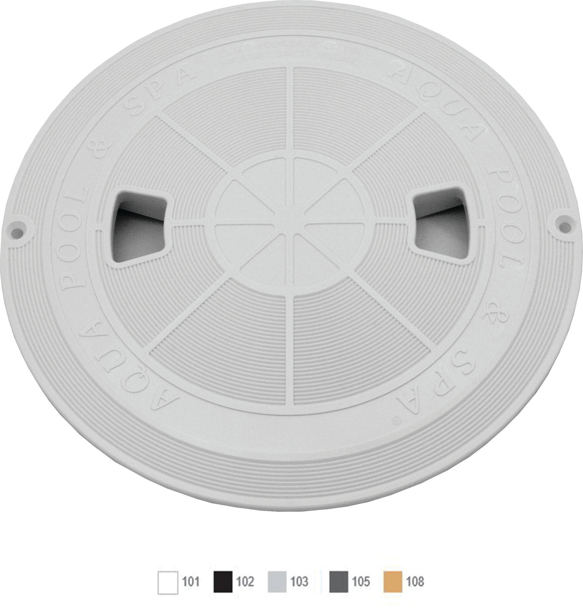 Round light gray Sta-Rite skimmer lid, part RT103