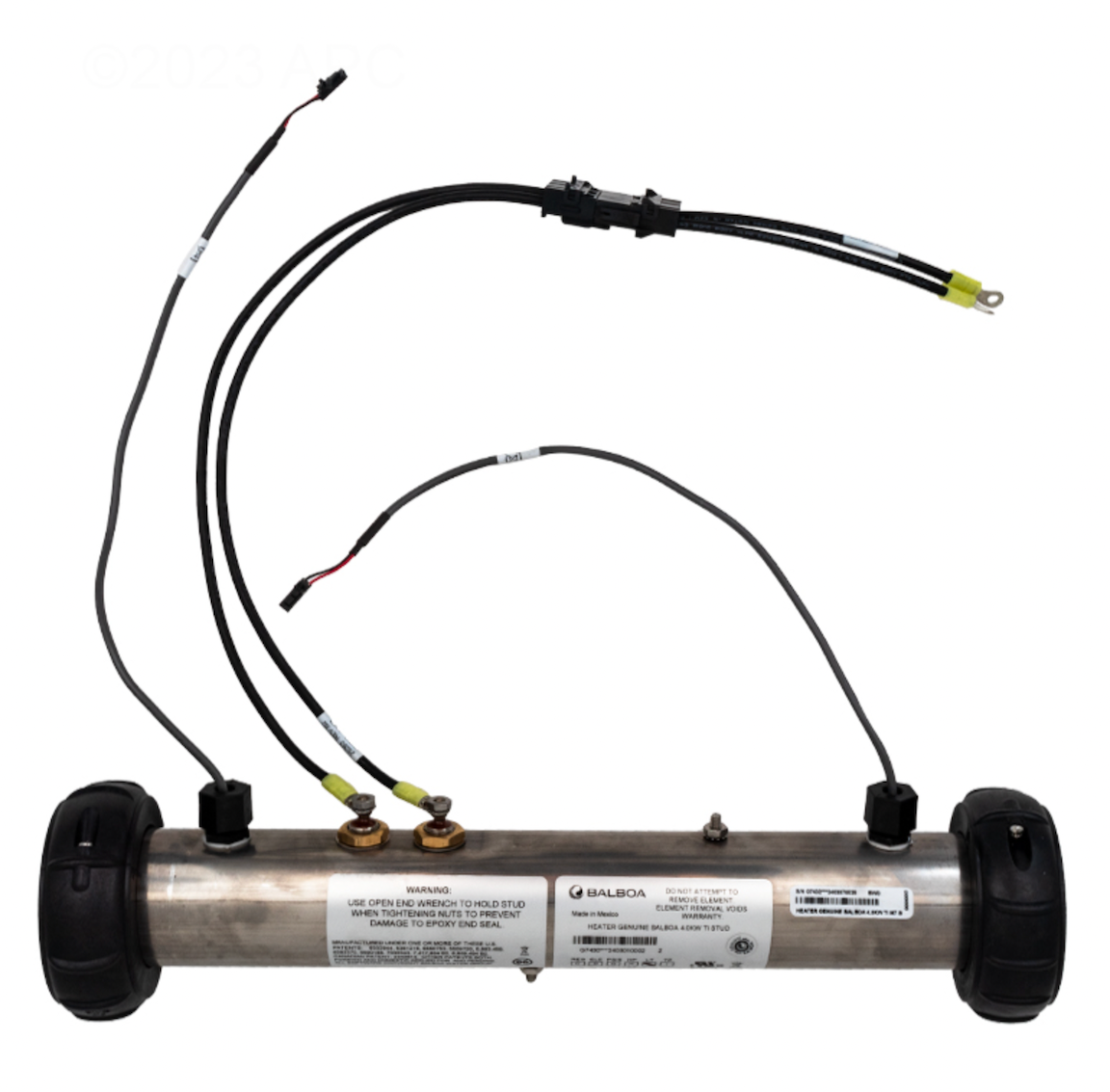 Balboa G7432 BP series FloThru heater, 4.0 kW 230V titanium