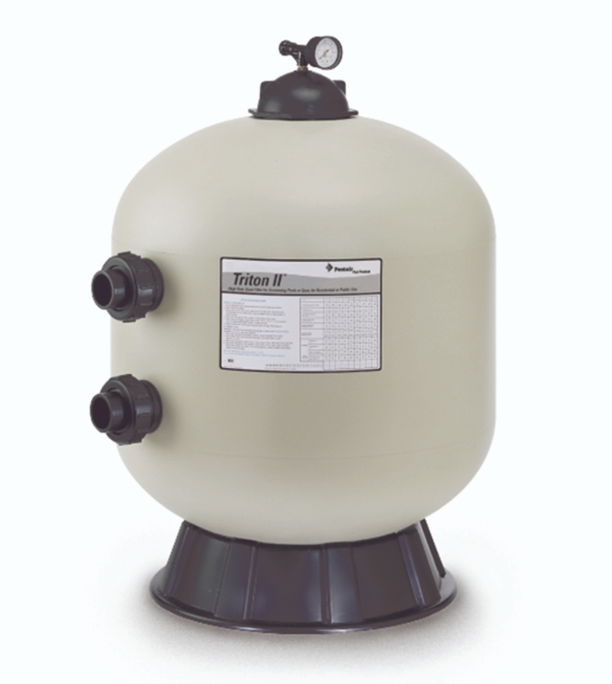 Pentair 140243 Triton II TR 140 36 inch side mount sand filter in almond