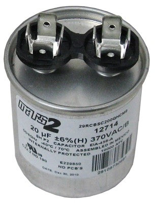 U.S. Seal RD-20-370 20 MFD 370V single rated run capacitor