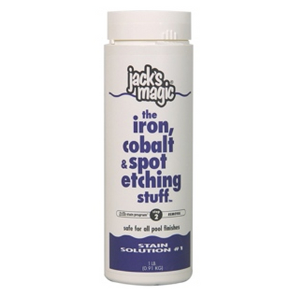 Jack's Magic Stain Solution #1 The Iron, Cobalt and Spot Etching Stuff, 1 lb Bottle