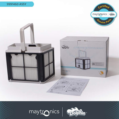 Maytronics 9991460-R1 Dolphin ultra fine filter cartridge basket assembly