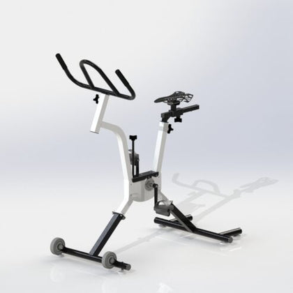 Aqua Creek F-PWRWV-G ProWave pool bike in neon green and black