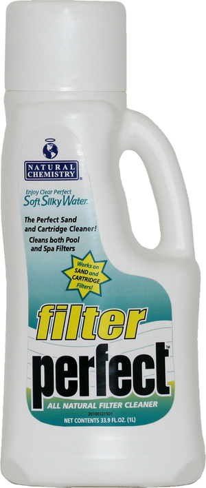 Natural Chemistry Filter Perfect 1 L pool and spa filter cleaner bottle