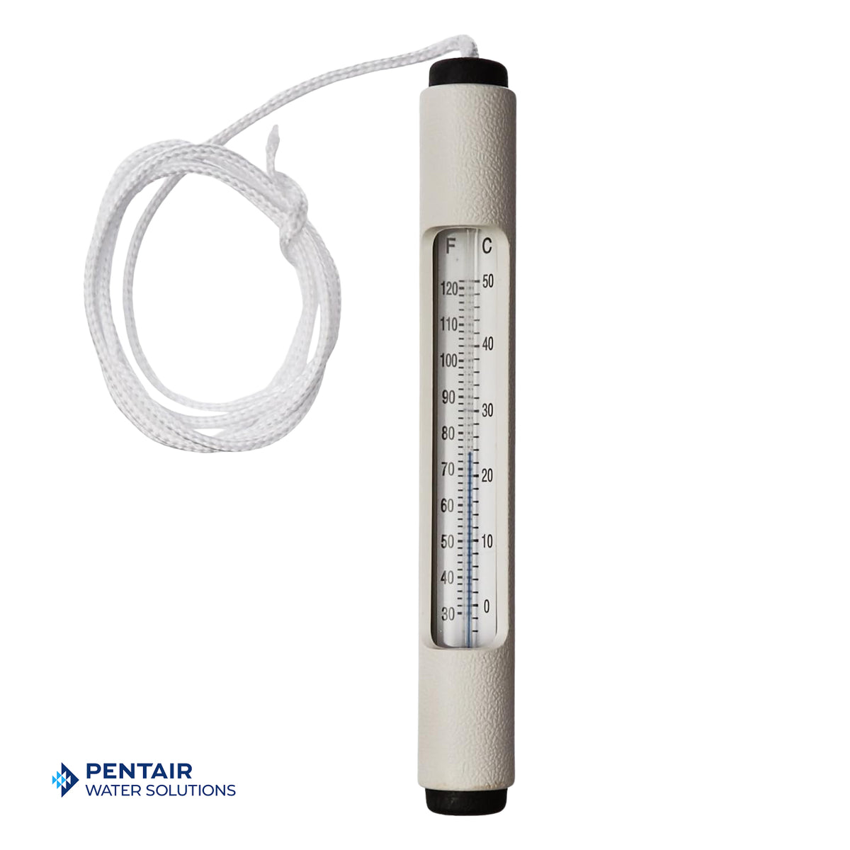 Pentair R141036 sinking pool thermometer with ABS case and 3 foot cord