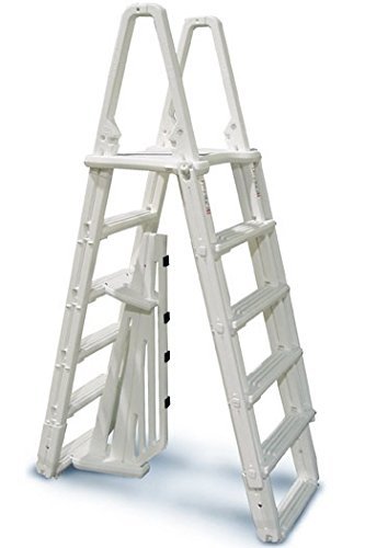 Confer 7100X Evolution A-frame above ground pool ladder in beige