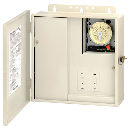Intermatic T10004RT1 pool and spa control panel with 100 W transformer and T104M mechanism