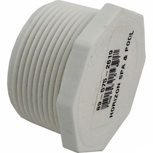 Lasco 450-015 1-1/2 inch MIPT plug for pool plumbing
